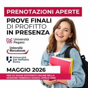 Prove Finali di Profitto in Presenza – Prenotazioni Aperte per Maggio 2026