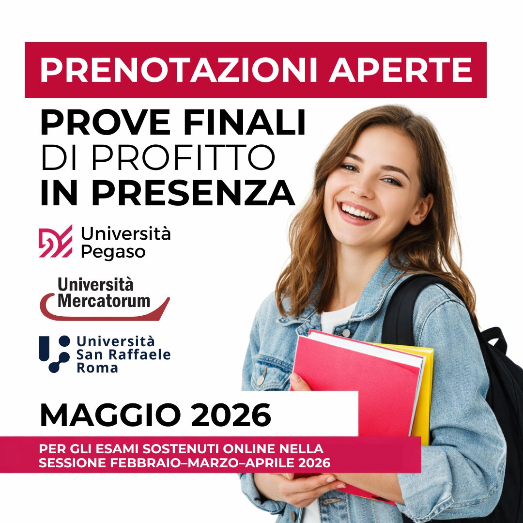 Scopri di più sull'articolo Prove Finali di Profitto in Presenza – Prenotazioni Aperte per Maggio 2026