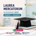 Sessioni di Laurea Mercatorum 2027: scadenze marzo e maggio
