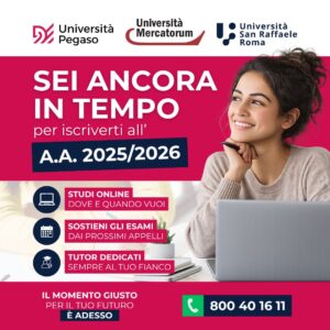 Scopri di più sull'articolo Recupera l’Anno Accademico 2025/2026: Iscriviti Ora all’Università Online
