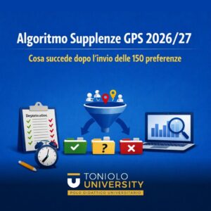 Scopri di più sull'articolo Algoritmo Supplenze GPS 2026/27: cosa succede dopo l’invio delle 150 preferenze