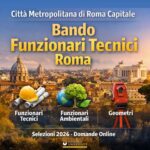 Bando Città Metropolitana di Roma Capitale per Funzionari Tecnici, Ambientali e Geometri 2026