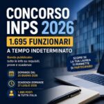 Concorso INPS 2026: pubblicato il bando per 1.695 funzionari a tempo indeterminato