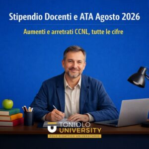 Scopri di più sull'articolo Stipendio Docenti e ATA Agosto 2026: aumenti e arretrati CCNL, tutte le cifre