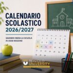Calendario Scolastico 2026/2027: quando inizia la scuola in ogni regione