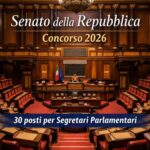 Concorso Senato della Repubblica 2026 per 30 Segretari Parlamentari