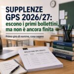 Bollettini GPS 2026/27: primo giro di nomine, cosa sapere