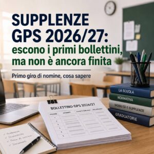 Bollettini GPS 2026/27: primo giro di nomine, cosa sapere
