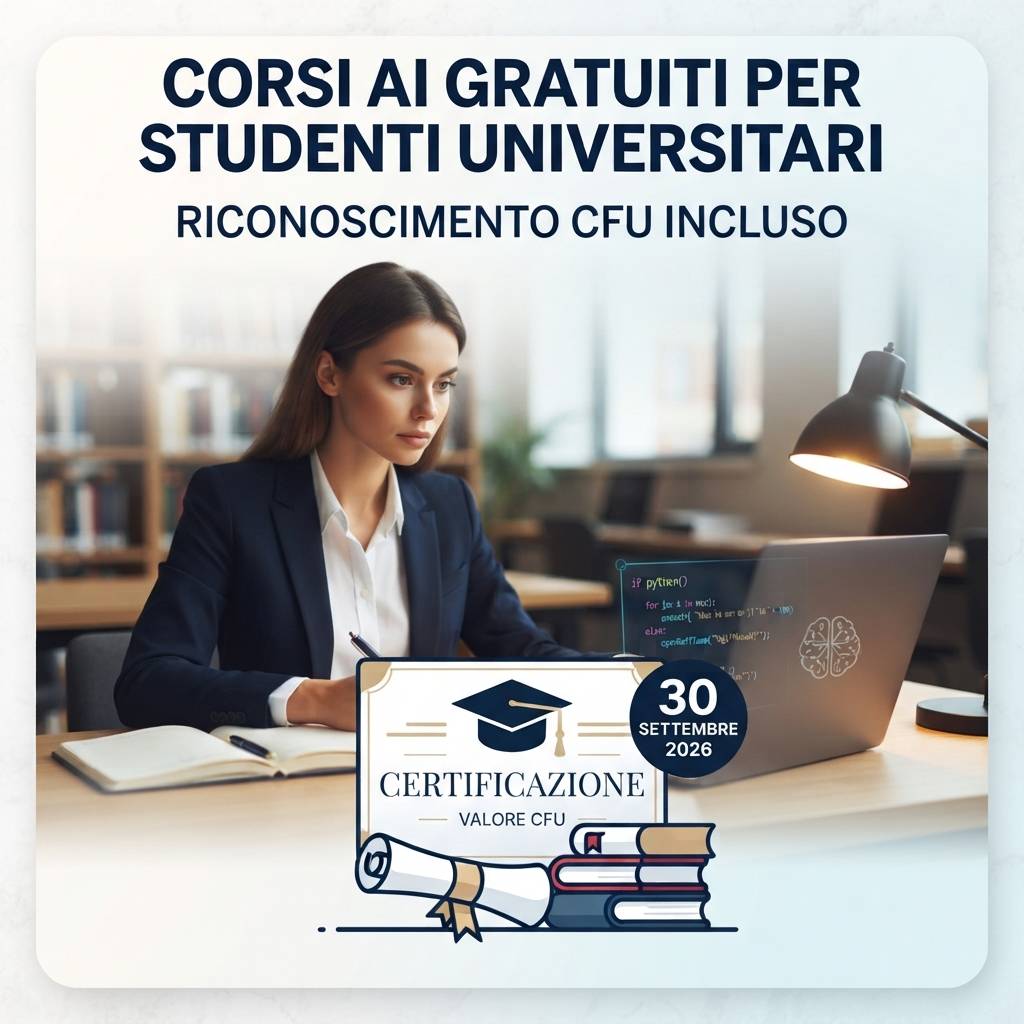 Al momento stai visualizzando Corsi Google AI gratuiti: riconoscimento CFU per gli studenti di Pegaso, Mercatorum e San Raffaele