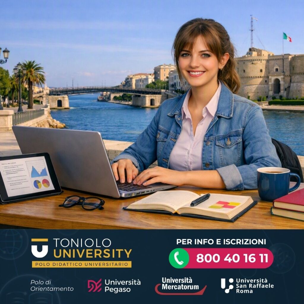 UniPegaso Taranto: orientamento gratuito per Pegaso, Mercatorum e San Raffaele. Chiama il Numero Verde 800 401611.