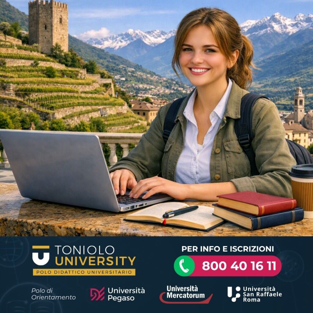 UniPegaso Valtellina: lauree online con orientamento gratuito