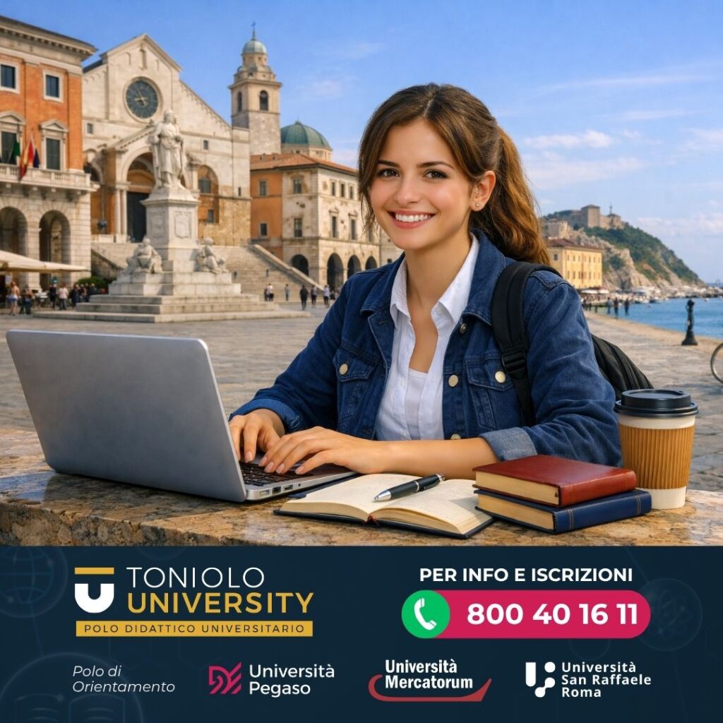Studia con UniPegaso ad Ancona: lauree online riconosciute dal MUR