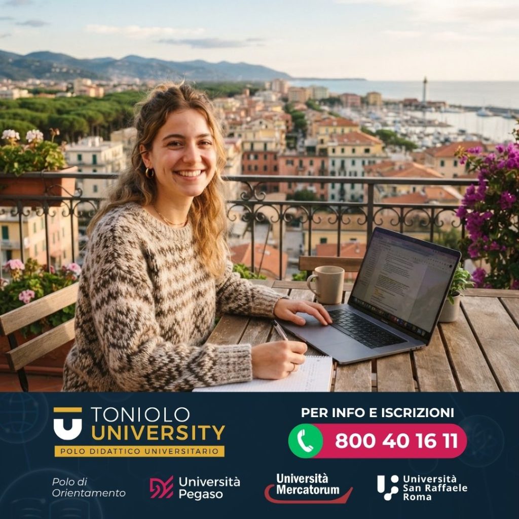 UniPegaso Viareggio: orientamento universitario con Toniolo University